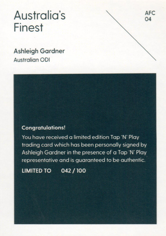 Ashleigh Gardner back