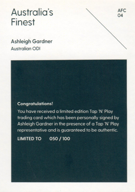 Ashleigh Gardner back