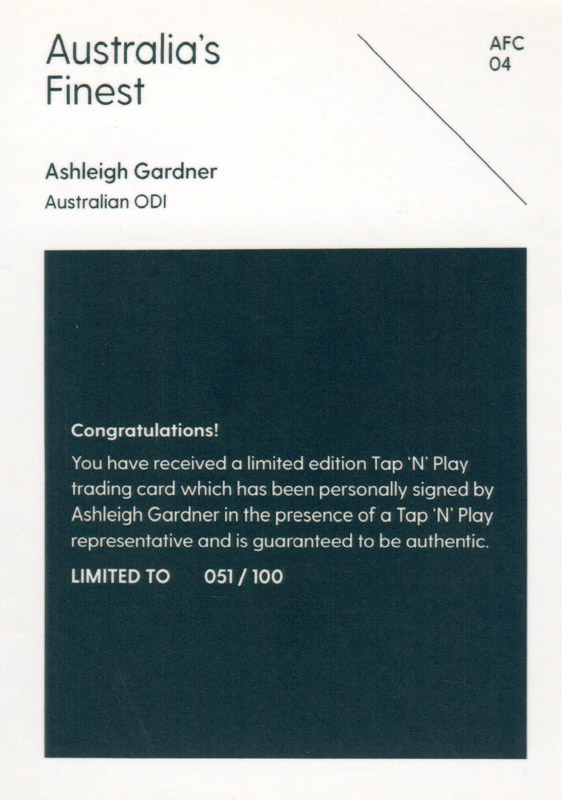 Ashleigh Gardner back