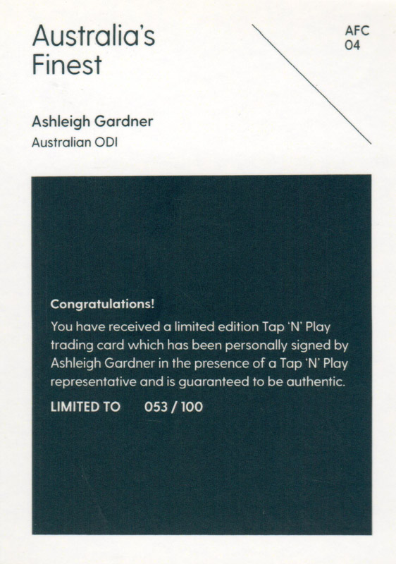 Ashleigh Gardner back
