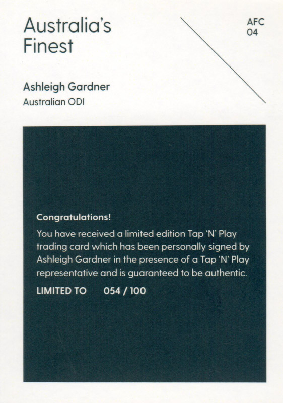 Ashleigh Gardner back