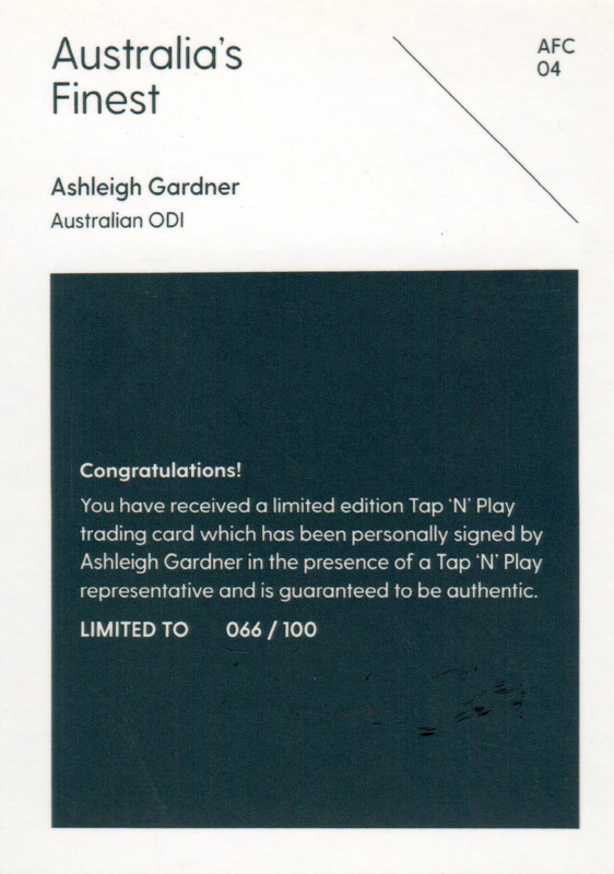 Ashleigh Gardner back