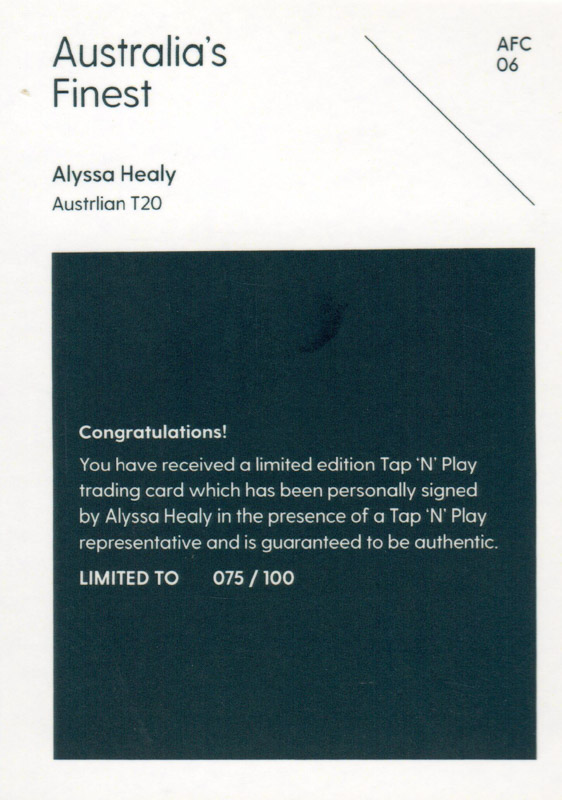 Alyssa Healy back