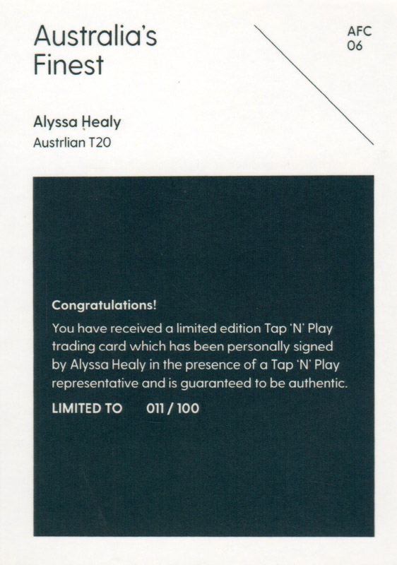 Alyssa Healy back