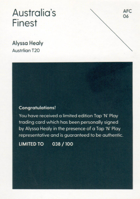 Alyssa Healy back