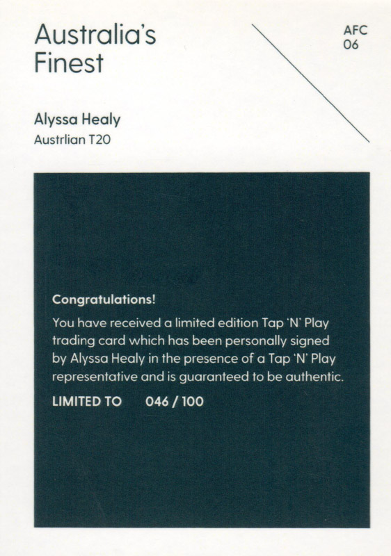 Alyssa Healy back