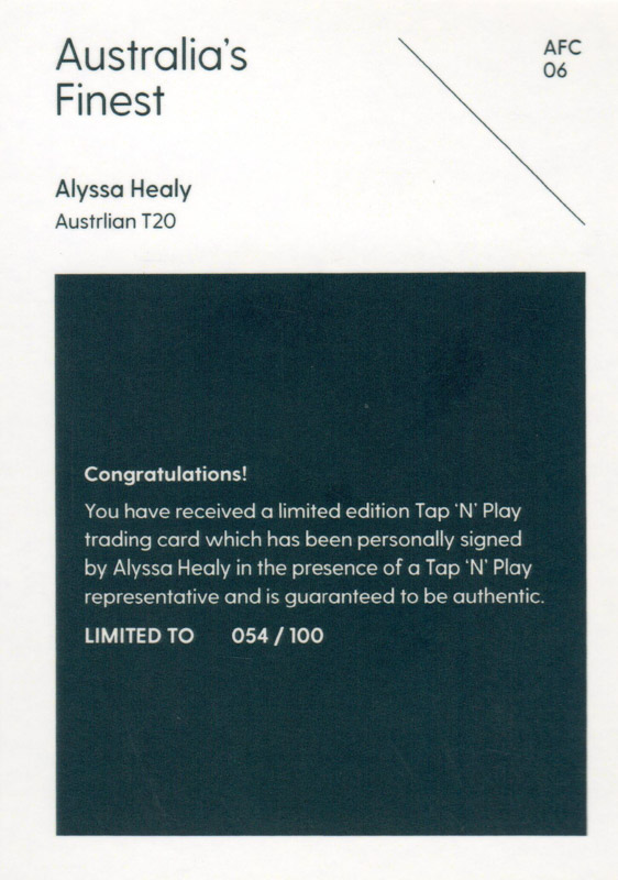 Alyssa Healy back