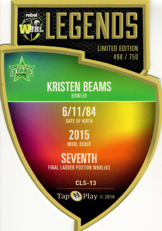 Kristen Beams back