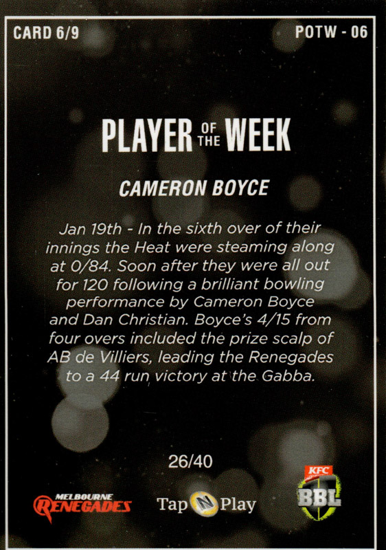 Cameron Boyce back