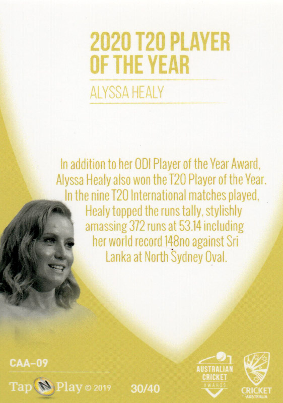 Alyssa Healy back