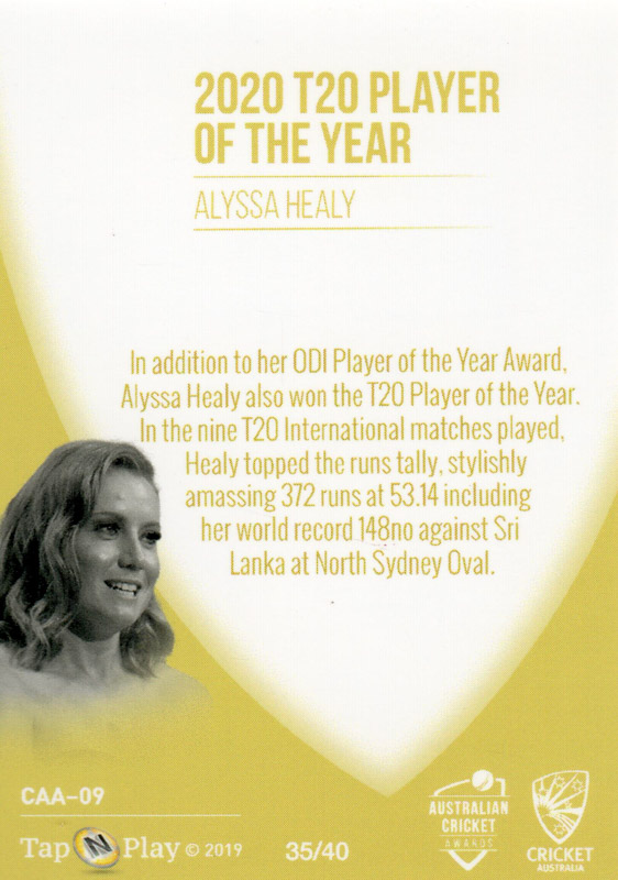 Alyssa Healy back