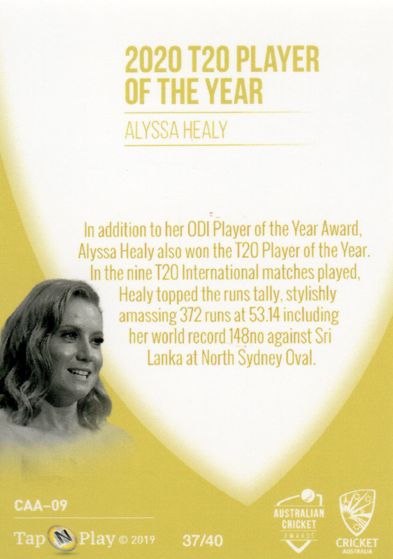 Alyssa Healy back