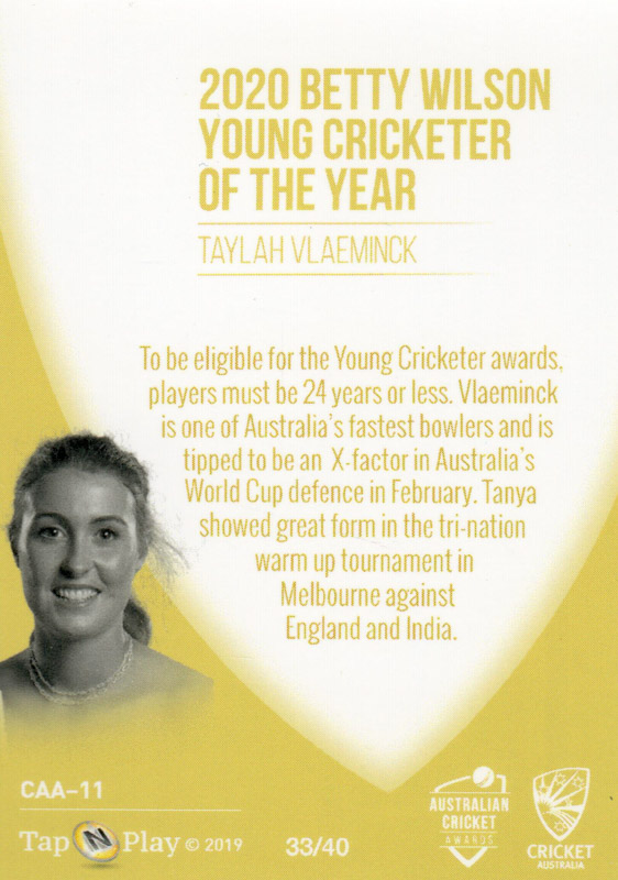 Tayla Vlaeminck back