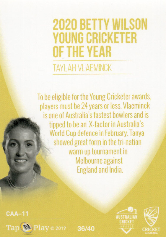 Tayla Vlaeminck back