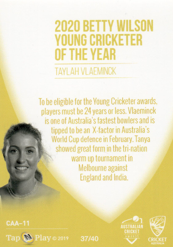 Tayla Vlaeminck back