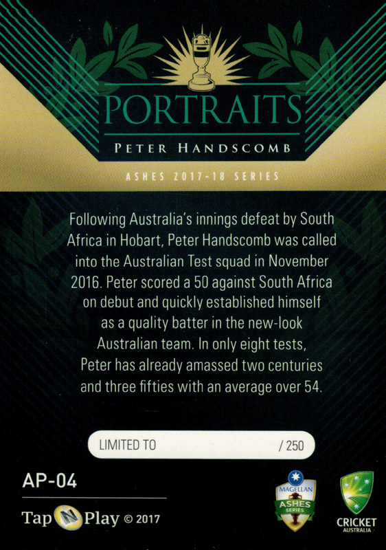 Peter Handscomb back