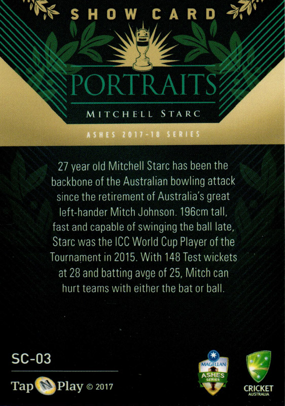 Mitchell Starc back