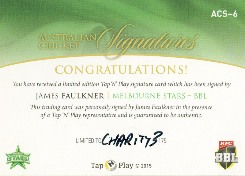 James Faulkner back