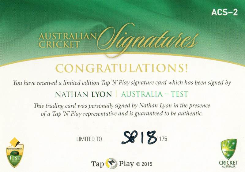 Nathan Lyon back