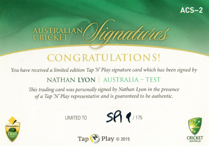 Nathan Lyon back