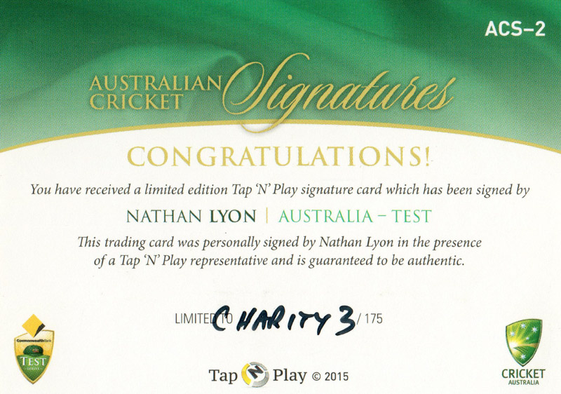 Nathan Lyon back