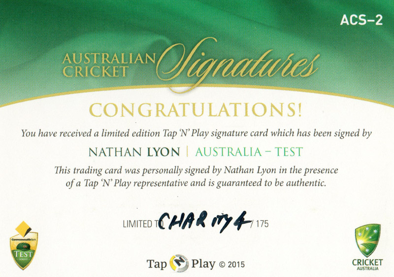 Nathan Lyon back