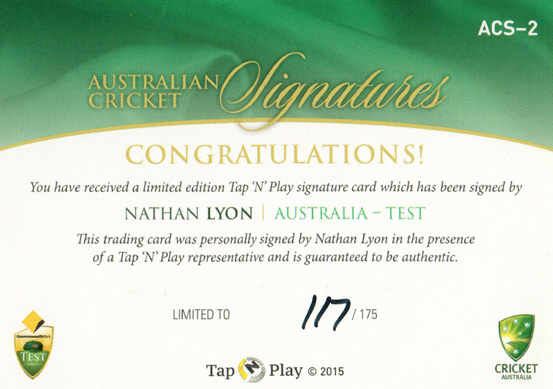 Nathan Lyon back