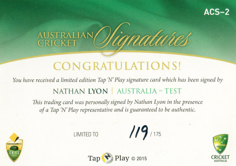 Nathan Lyon back