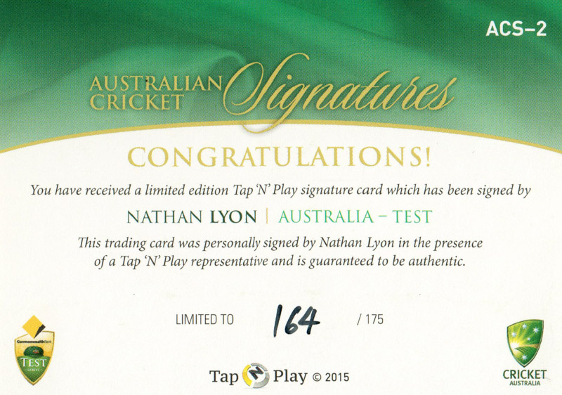 Nathan Lyon back