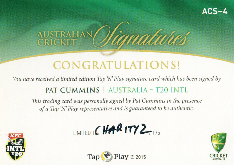 Pat Cummins back