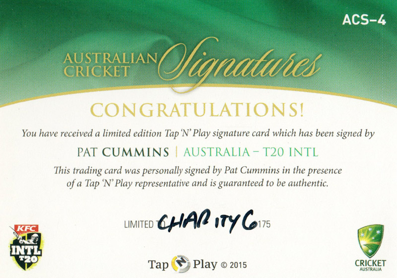 Pat Cummins back