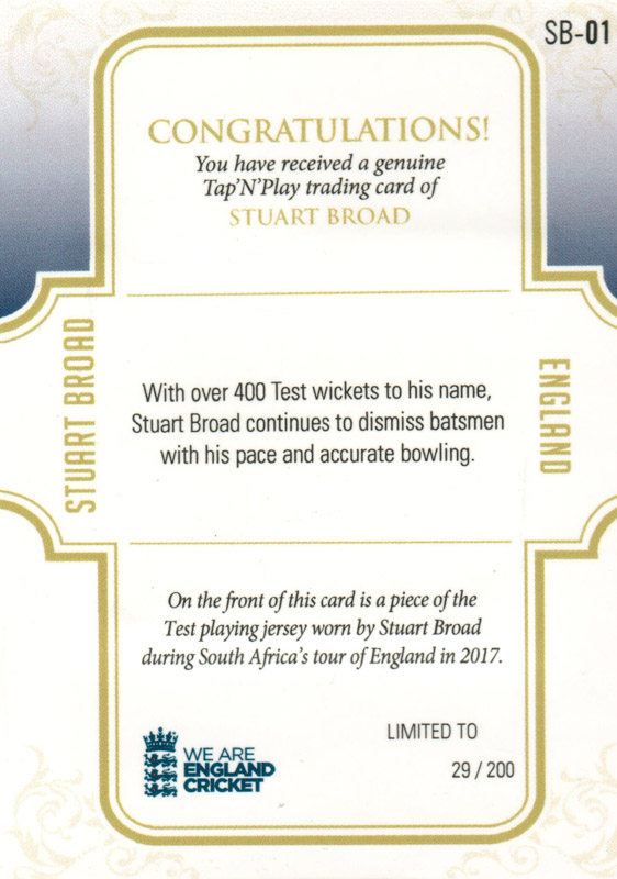 Stuart Broad back