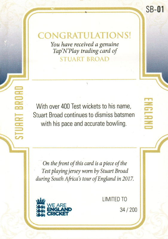 Stuart Broad back