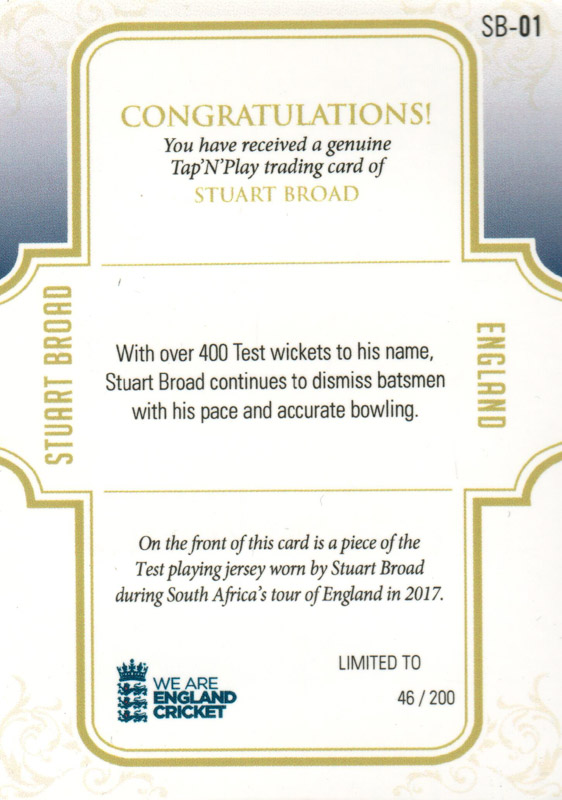 Stuart Broad back