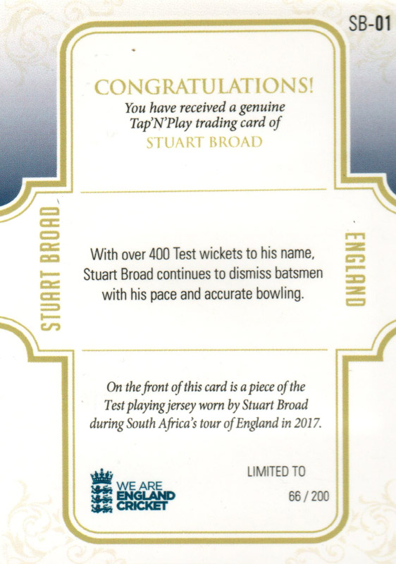Stuart Broad back