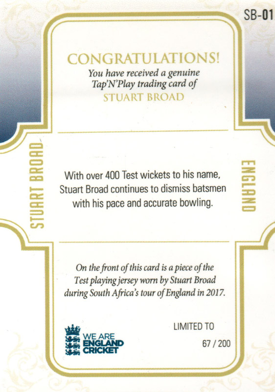 Stuart Broad back