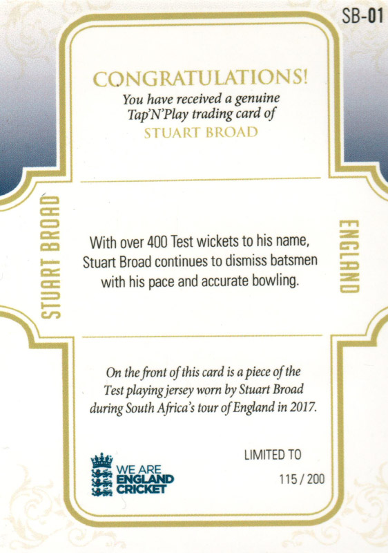 Stuart Broad back