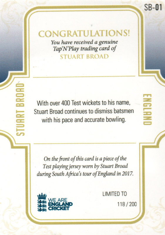 Stuart Broad back