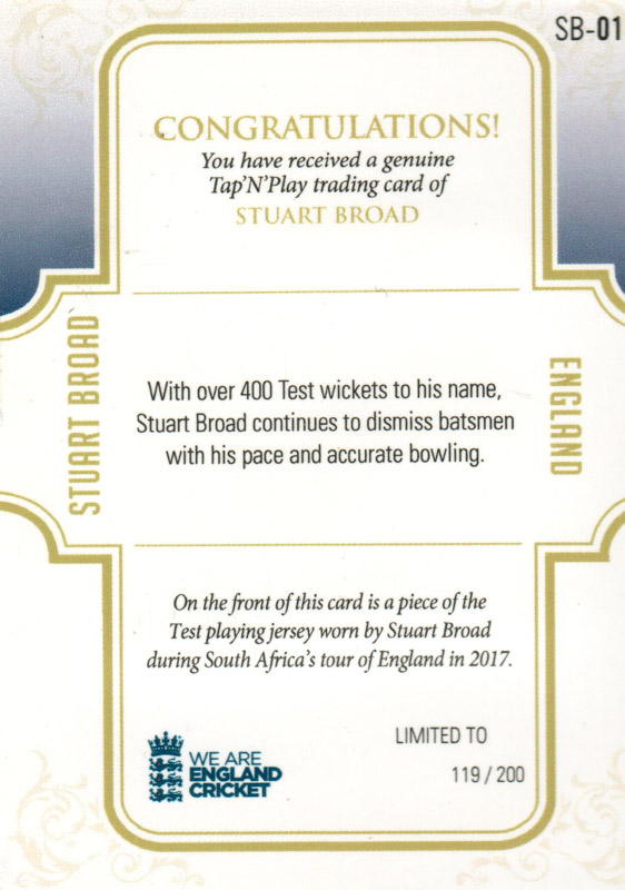 Stuart Broad back