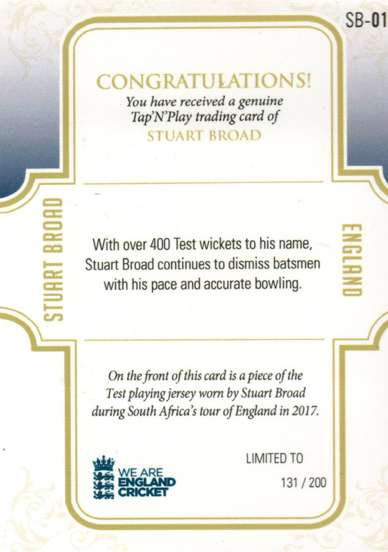 Stuart Broad back