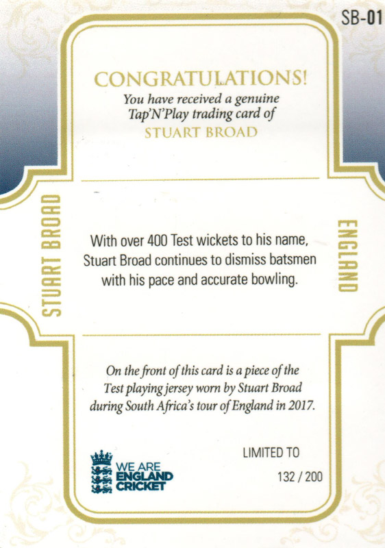 Stuart Broad back