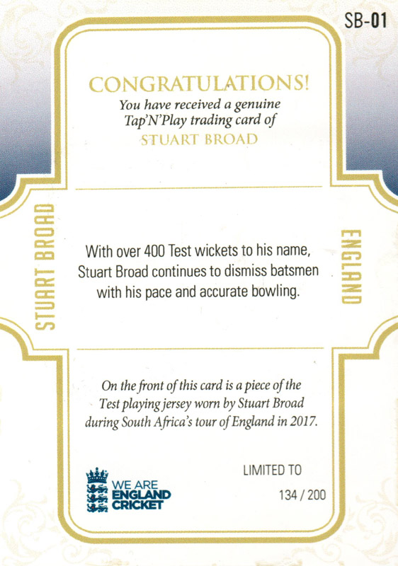 Stuart Broad back