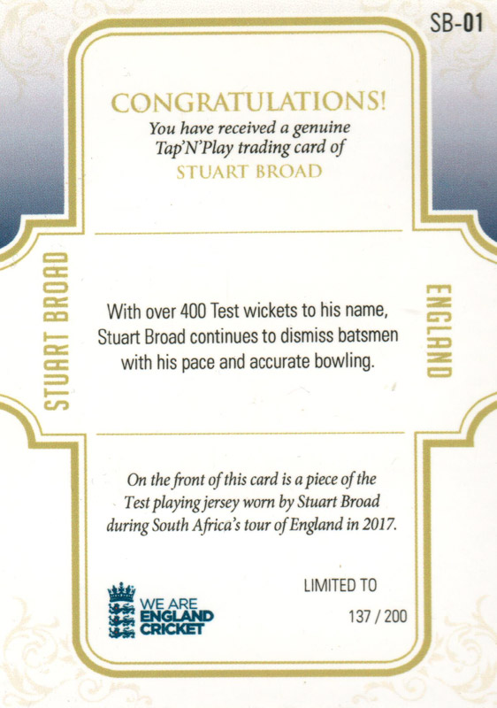 Stuart Broad back