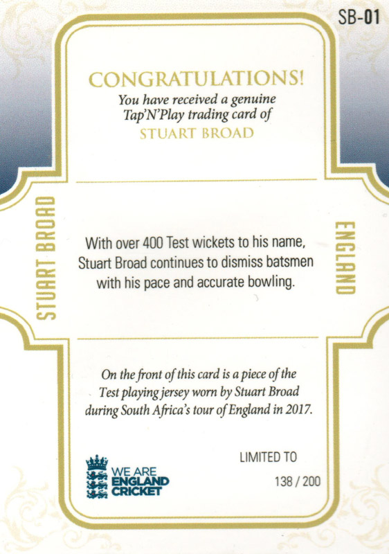 Stuart Broad back