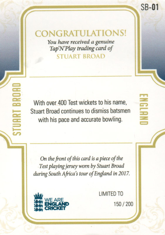 Stuart Broad back