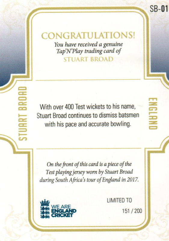 Stuart Broad back