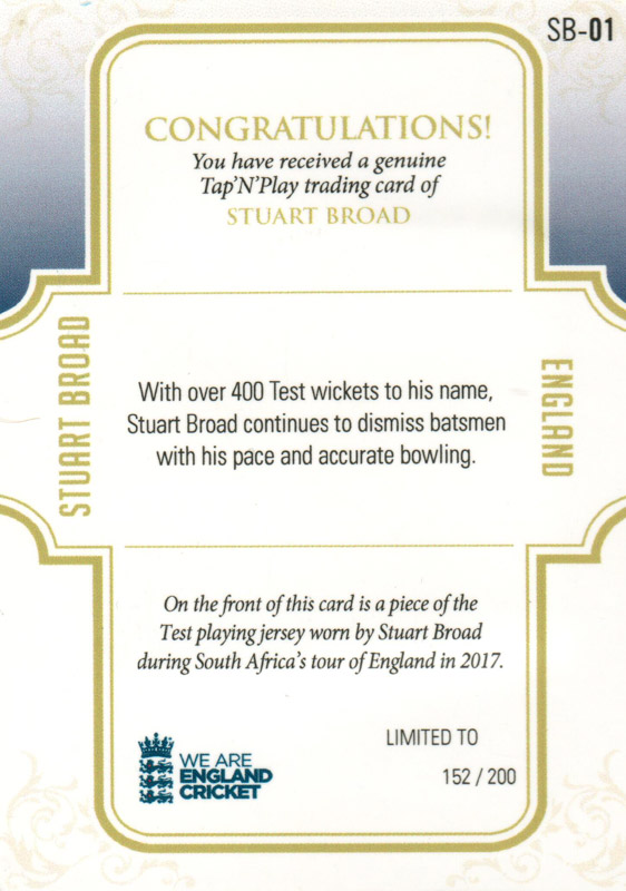 Stuart Broad back