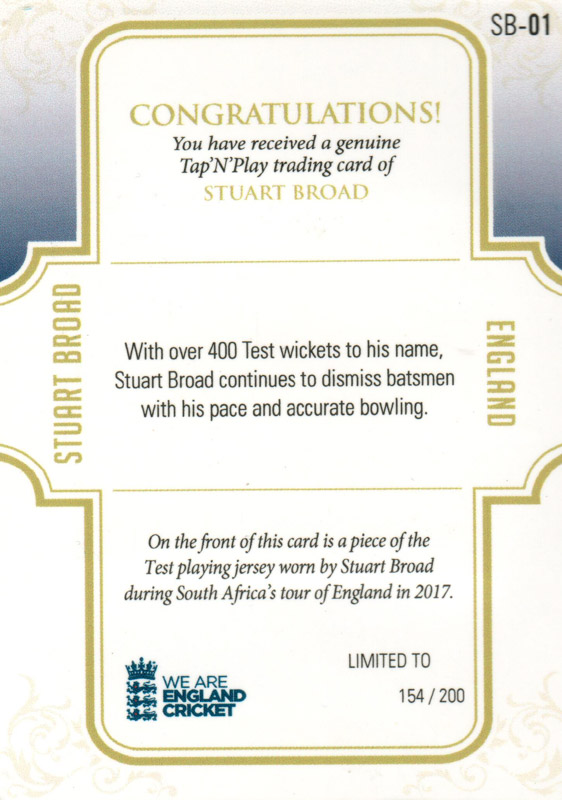 Stuart Broad back