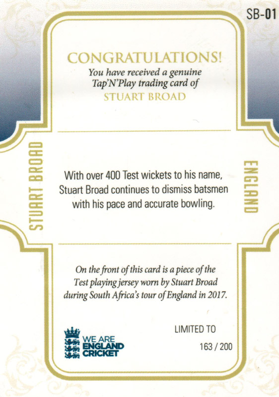 Stuart Broad back