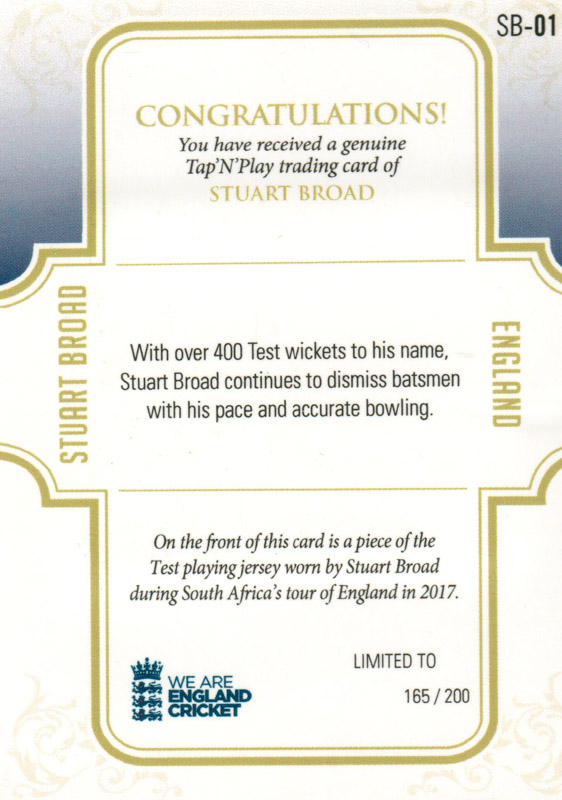 Stuart Broad back